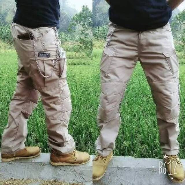  Celana  Panjang Pria ikat pinggang PdL  Blackhawk TacticaL 