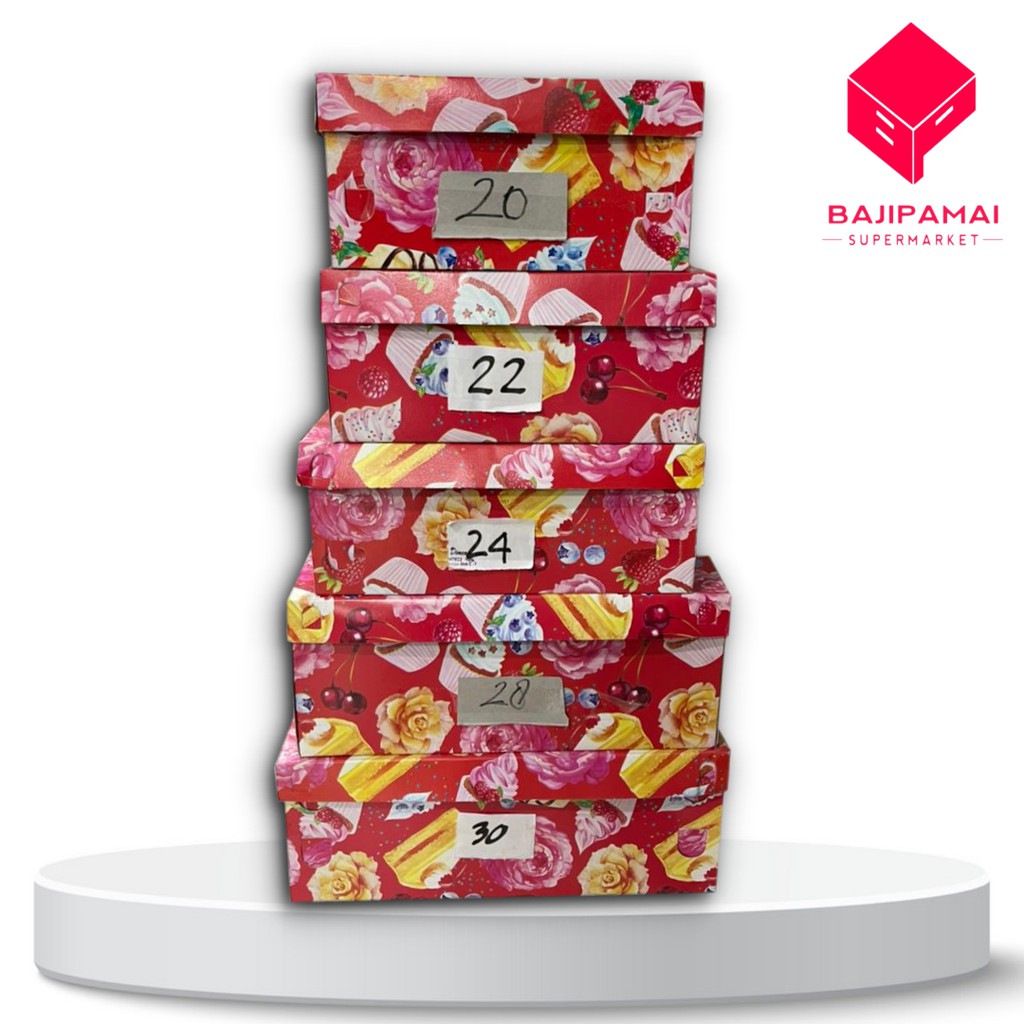 

Dus/Dos Kue Motif Bunga Tutup Hati Berbagai Ukuran