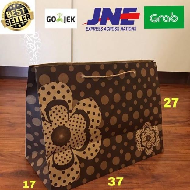 

(TERLARIS) Paperbag XL Motif 37x17x27 Tas Kertas Tas Tali Goodie Bag Shopping