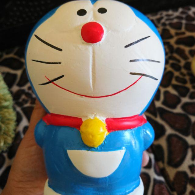 CELENGAN KARAKTER GIPSUM/ TANAH LIAT UNIK LUCU-Doraemon