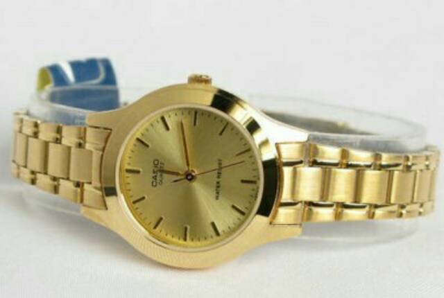 Jam Tangan Casio Original Couple Pria&amp;Wanita MTP&amp;LTP-1128N-9A (Harga Sepasang)