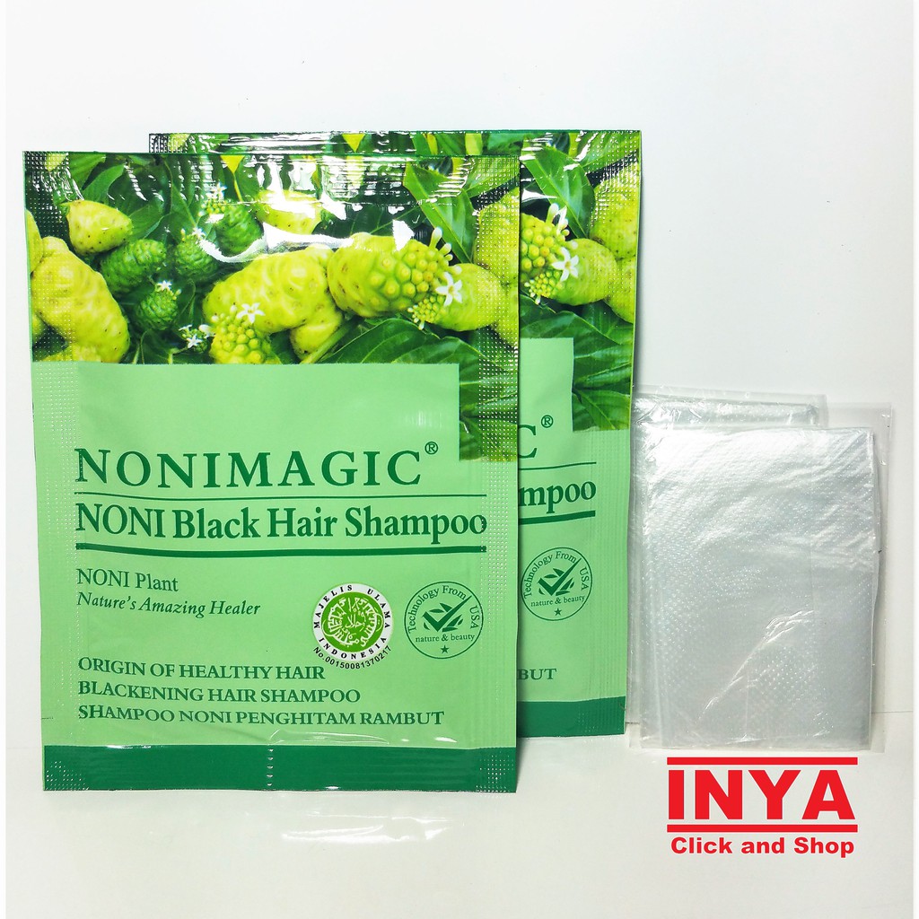 BSY NONIMAGIC - NONI BLACK HAIR SHAMPOO Pack 2x20ml - Sampo