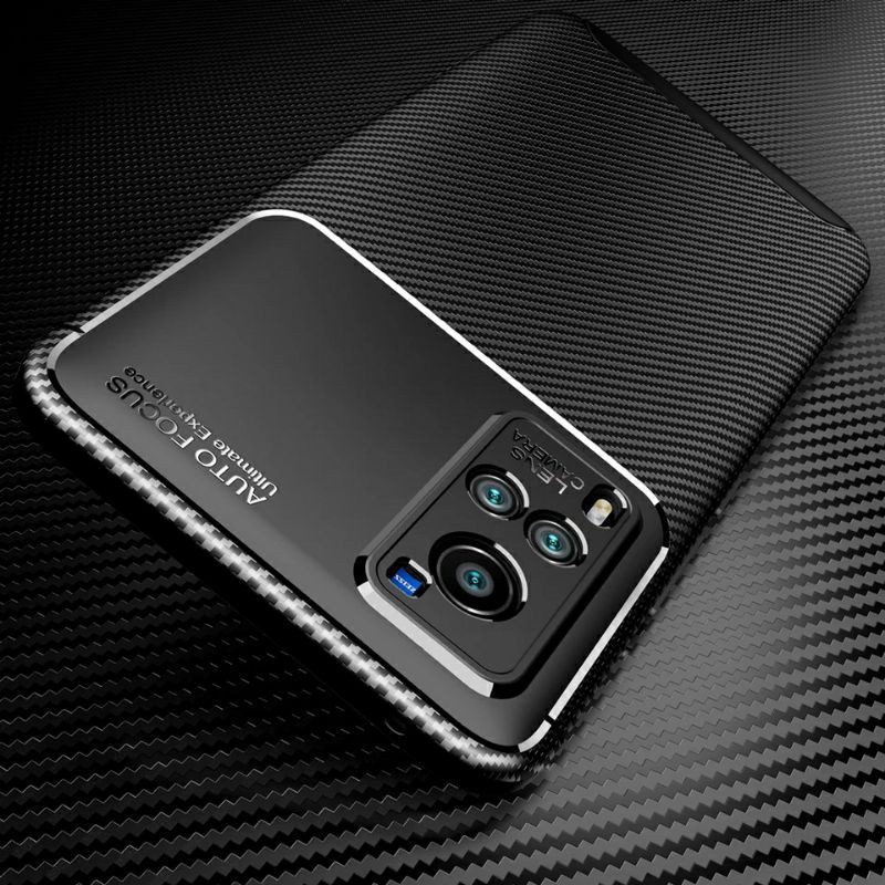 Original Case Vivo X60 / X60 Pro 2021 Soft Case Versi indo Back Cover Carbon Silicone Autofocus