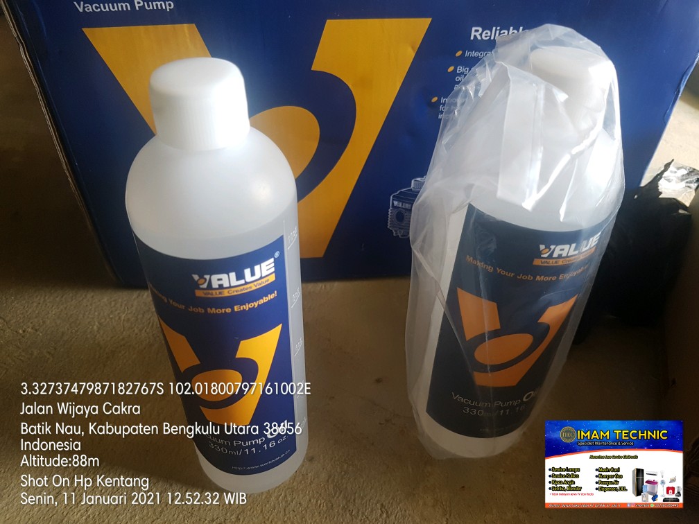 Oli Vacum Pump Oli Vacuum Pum Ac Value 330ml