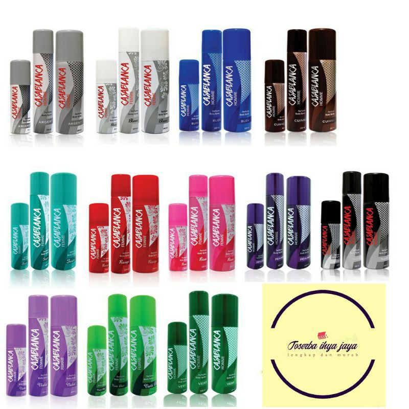 Casablanca Parfum Body Spray (Kaleng)