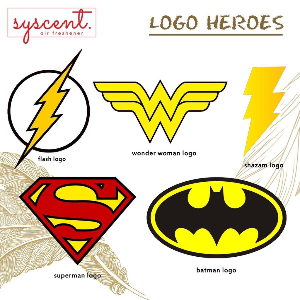 SYSCENT Parfum Mobil / Pengharum Ruangan Logo Superhero DC Superman