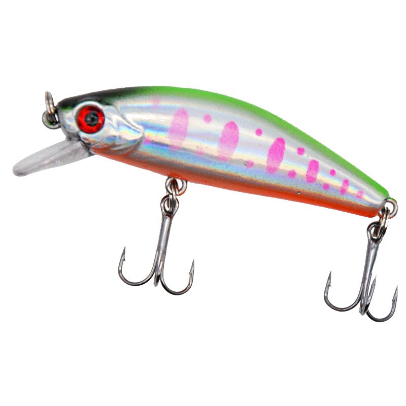 1Pcs New Sinking Minnow Umpan Pancing 55mm 6.5g Fishing Bait 3D Eyes Swimbait Fishing Lure Ikan Kail Bass Wobbler Tackle