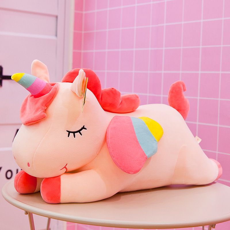 【Ready Stock】Boneka Soft Lying Unicorn Jumbo Ukuran 50cm