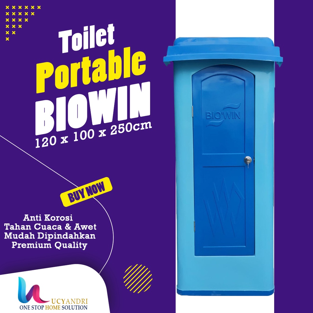 Toilet Portable BIOWIN Type B, WC JONGKOK PORTABLE