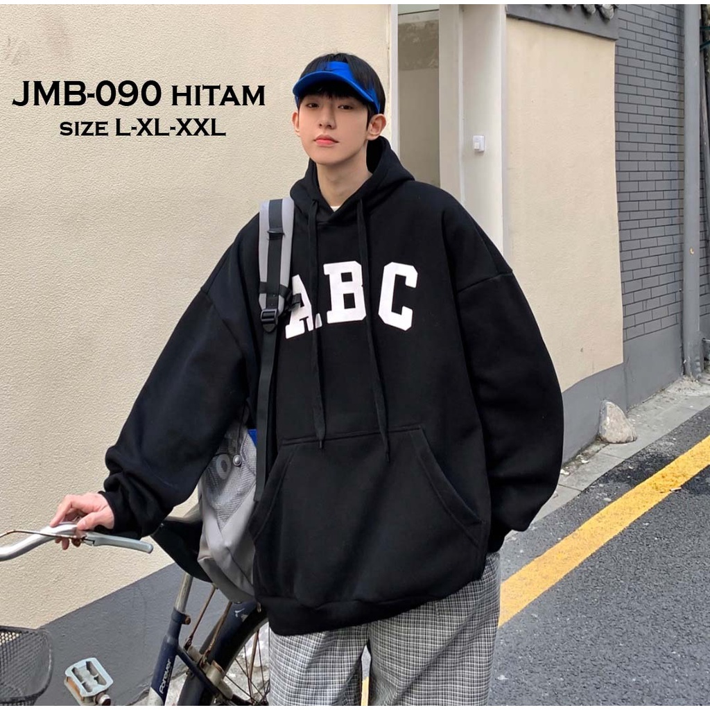 AA1 - Hoodie Fleece Oversize Bigsize ABC