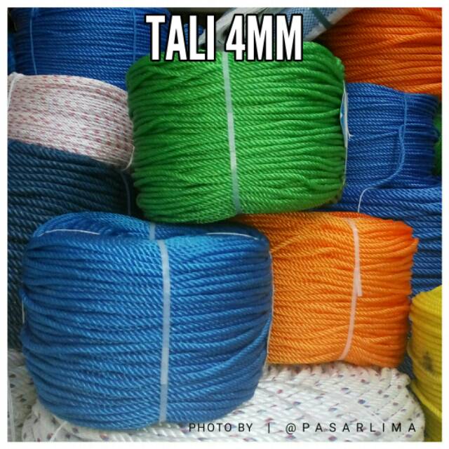 

Tali Tambang 4 mm bahan plastik