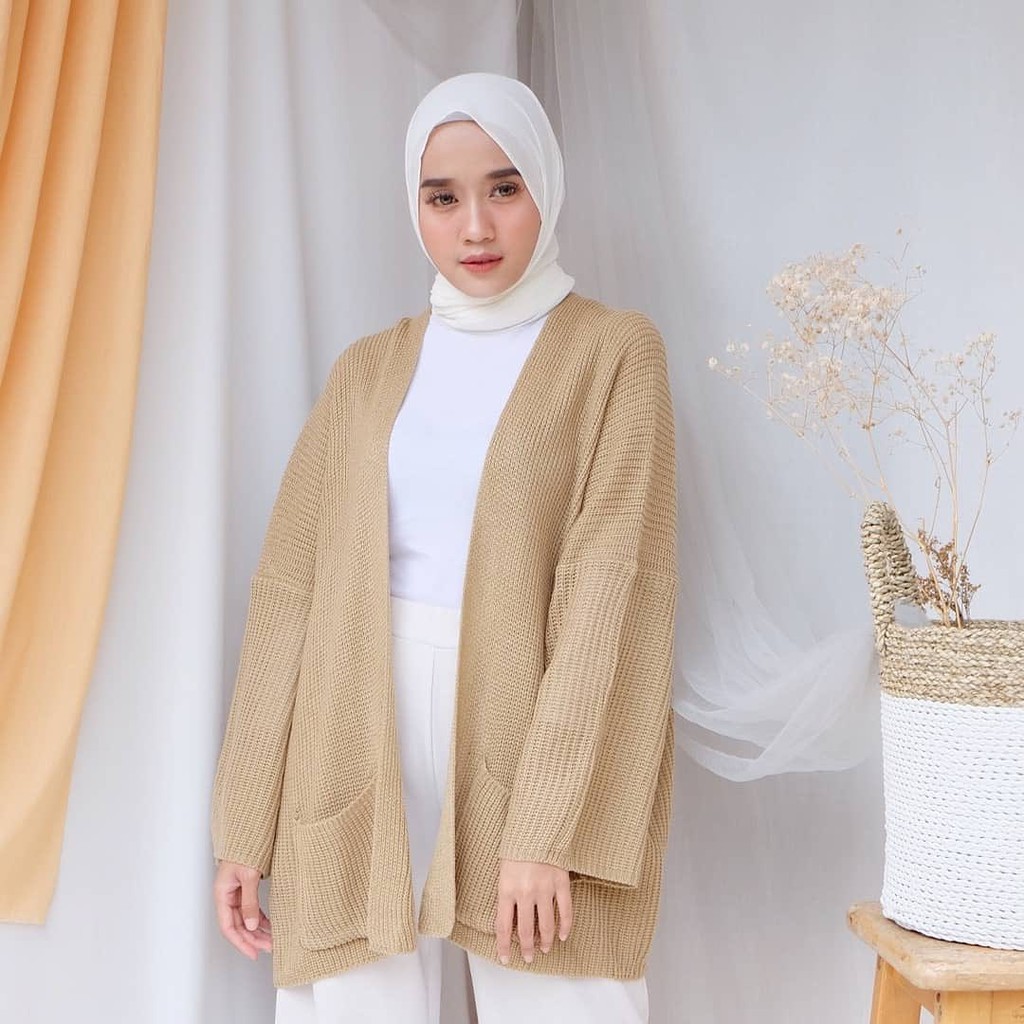 Cardigan Rajut Oversize Lavella premium 7 gauge by Galleraj-8
