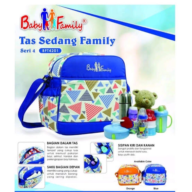 Baby Family BFT4201 Tas Sedang Family - Tas Perlengkapan Bayi