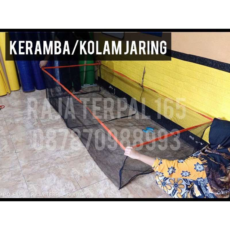 JARING KERAMBA KOLAM 200X100X50