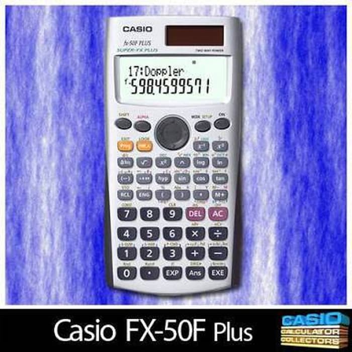 

Casio FX 50 F Plus Programmable Scientific