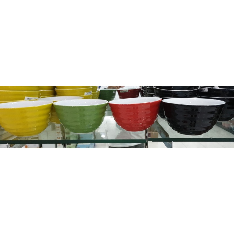Mangkok kecil unik Mangkuk Keramik Mini warna warni