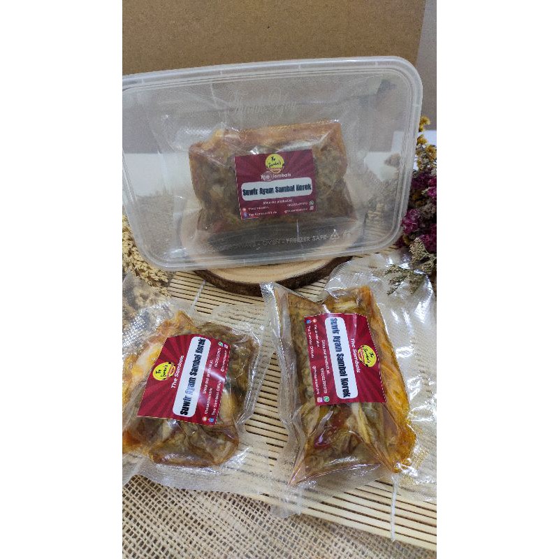Suwir Ayam Sambal Korek The Sambals / Frozen Food / Lauk Rumahan / Sambal Geprek