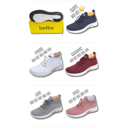 Sepatu Running Wanita Belbe Original / Sepatu Olahraga Belbe / Sepatu Senam Wanita / Sepatu Running 