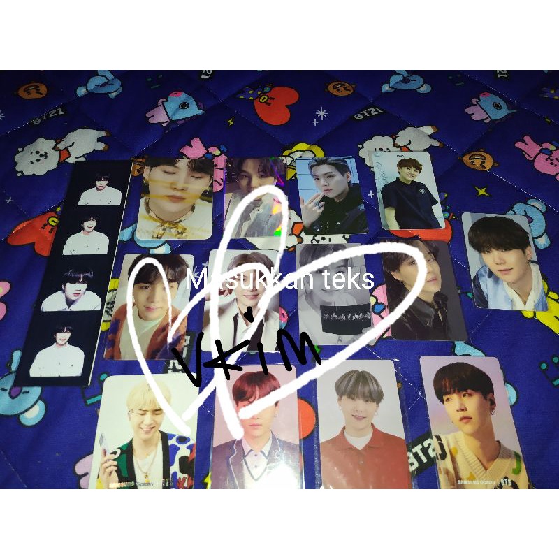 OFFICIAL PHOTOCARD SUGA BTS