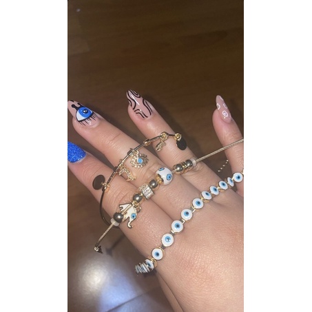 Set gelang turki boho evil eye