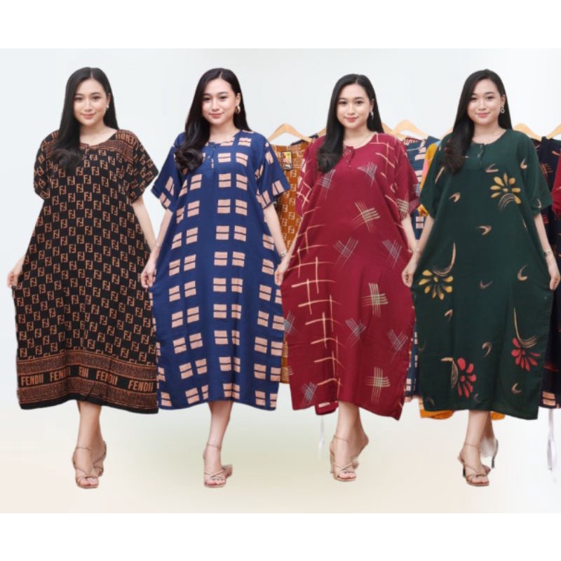 Baju Tidur Rumahan Lengan Pendek Size Jumbo Daster Kekinian Daster Busui Kancing Depan