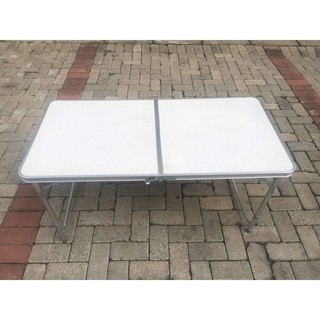 MEJA LIPAT KOPER HPL ALUMINIUM MEJA LIPAT PORTABLE MEJA LIPAT KOPER HPL ALUMINIUM MEJA LIPAT PORTABLE