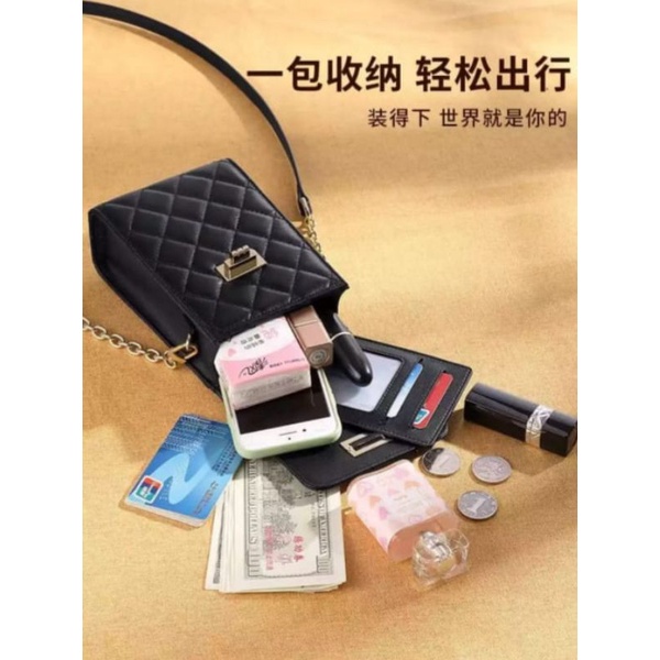 N_B_S / ARUMIE tas selempang wanita/taskorea/Tas handphone termurah/pocket hp/Tas Selempang Mini