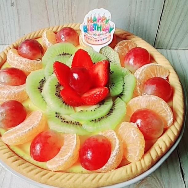 

☪ Tart susu buah full ❈