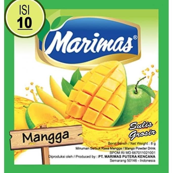 

Big Sale Marimas mangga 1 Renceng isi 10 Sachet @ 8 gram Big Sale