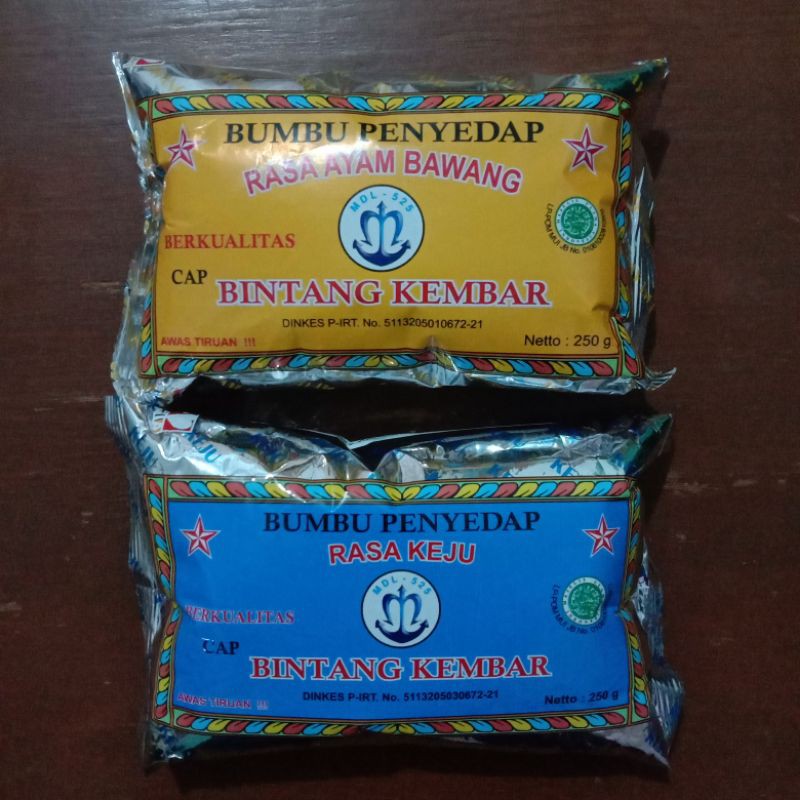 

Bumbu penyedap cap bintang kembar 250 gram