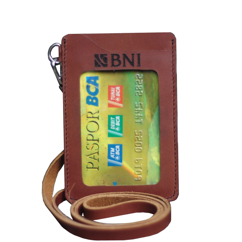 Id Card Holder Kulit Pegawai Bank BNI