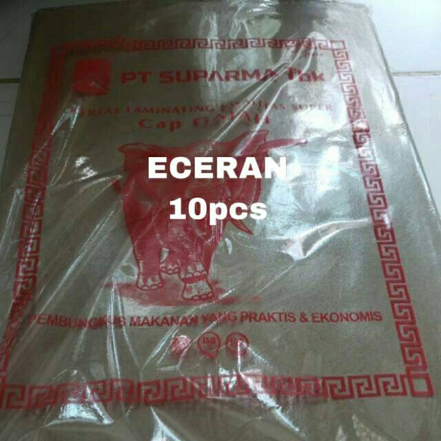 

10 lembar Kertas Nasi cap GAJAH Pink ECERAN 2000 isi 10lbr