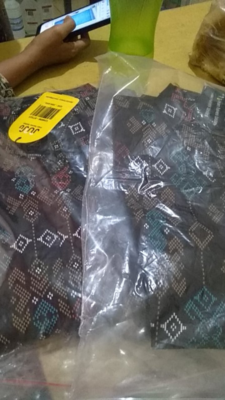 Couple Batik Modern Songket Slimfit Terlaris Ayah Anak Ibu