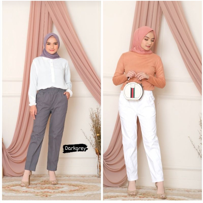 celana kerja  Zoe pants/bahan katun vol 2