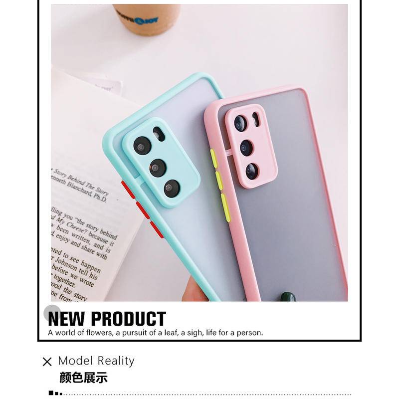 Soft Case Bumper Hybrid Warna Mint Untuk OPPO Reno 2 2z 2F 3 4 5 F K Pro 5G Find x3 Lite SCore Reno 4