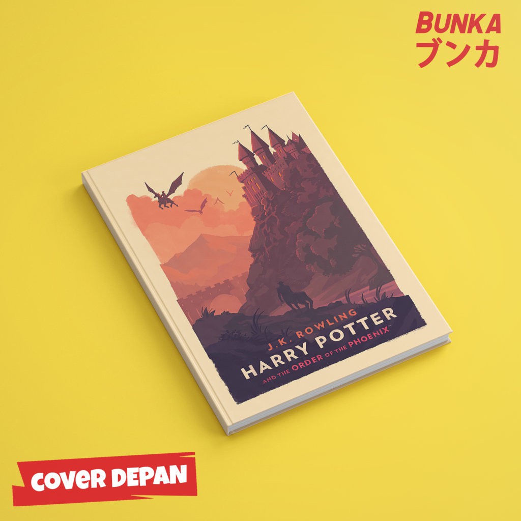 

Notebook Harry Potter and the Order of Phoenix Hogwarts Hardcover A5 Buku Tulis Catatan Note Agenda Jurnal