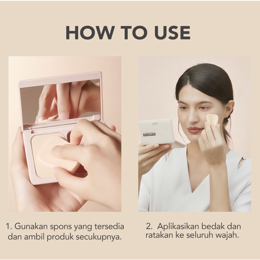 YOU NoutriWear+ Silky Pressed Foundation [Full Coverage | Oil Control &amp; Tahan Lama 24 Jam | Nourishing]