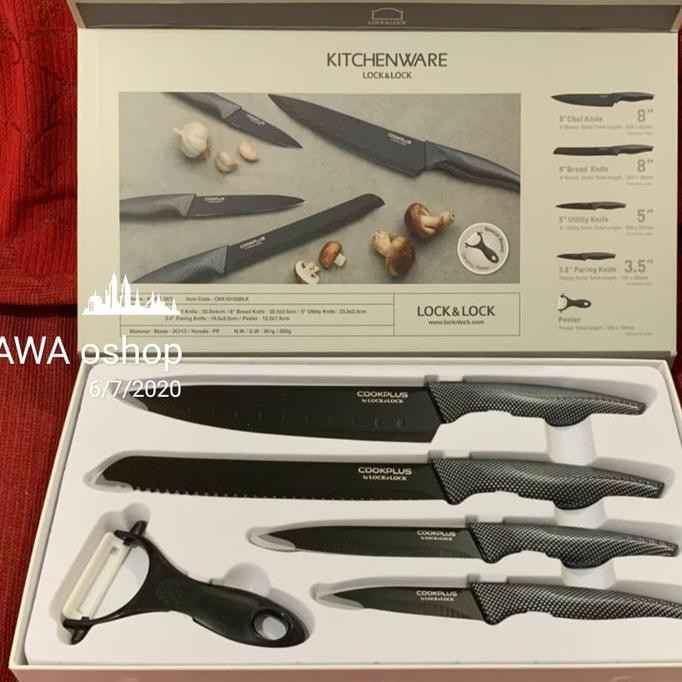 Pisau Lock&Lock - isi 5 lock n lock