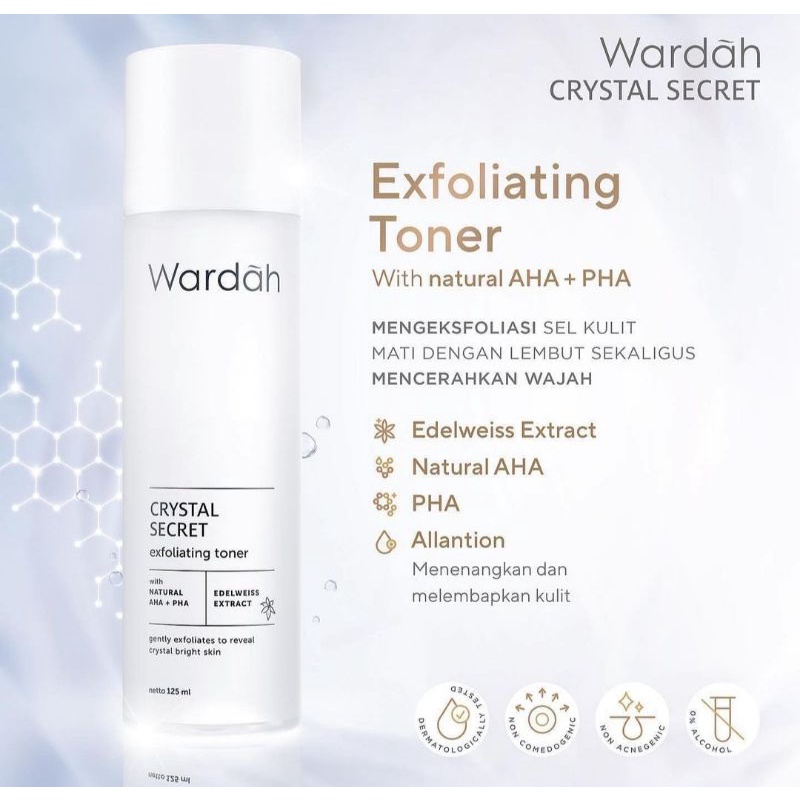 Wardah Crystal Secret Exfoliating Toner 125 ml