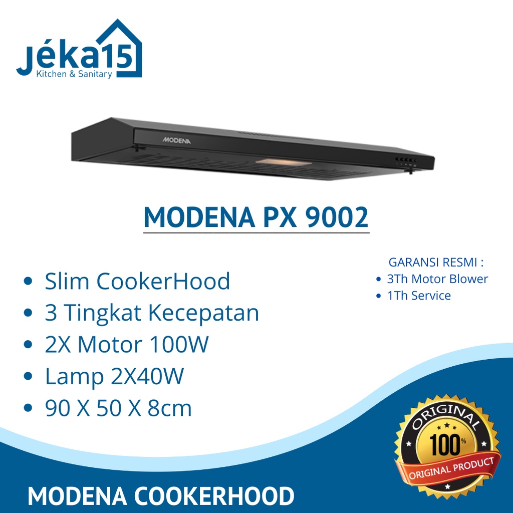 SLIM COOKERHOOD / PENYEDOT ASAP / MODENA PX 9002