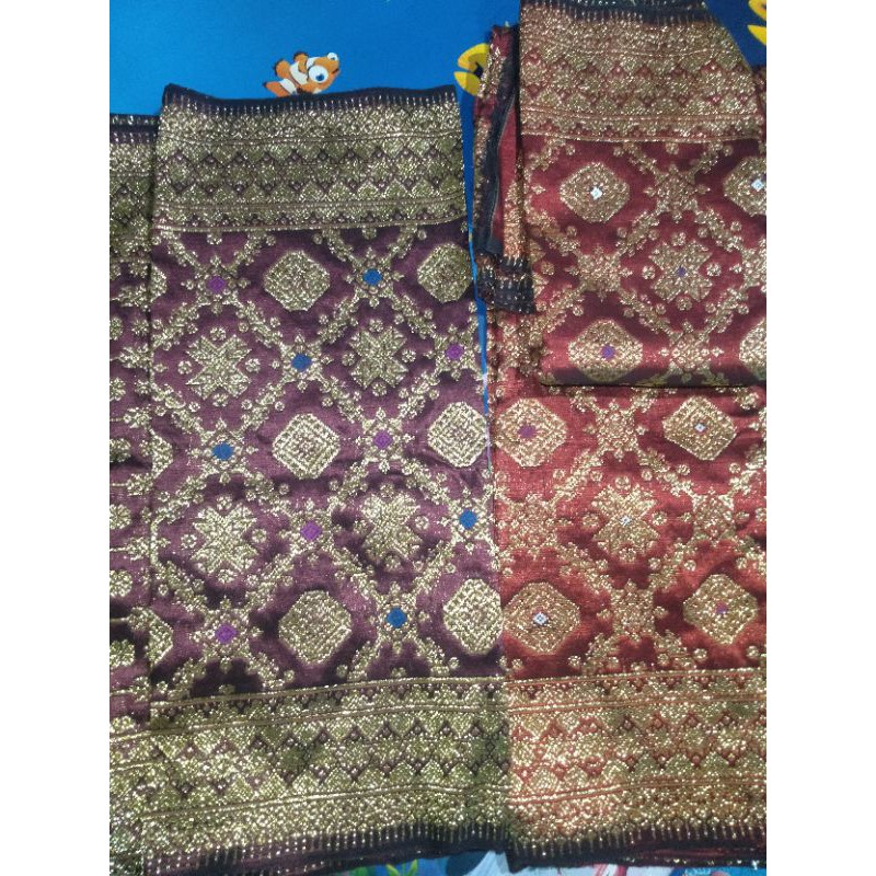 songket tenun asli palembang