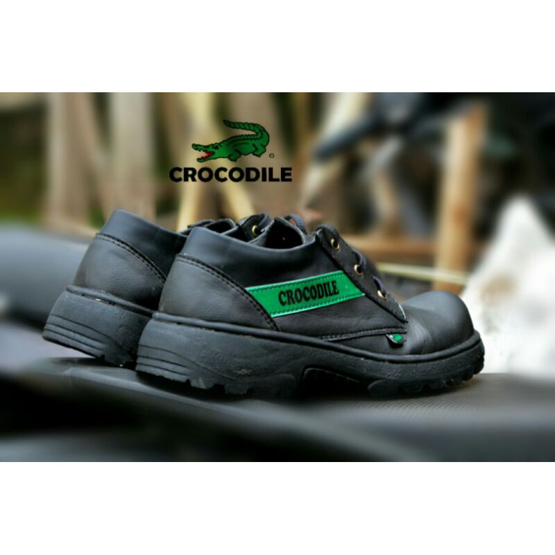 Sepatu Safety Pria Crocodile Work Safety Boots