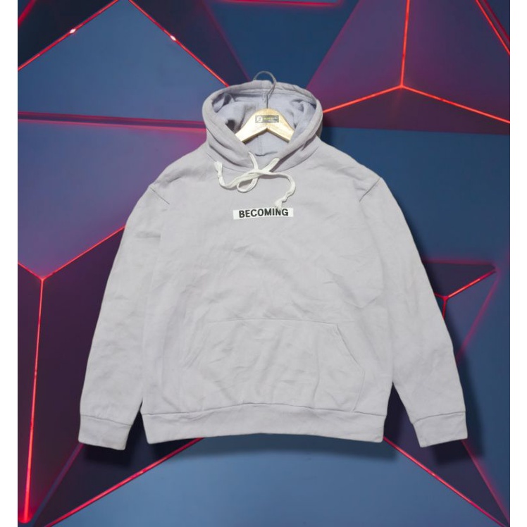 HOODIE SIMPLE FASHION KOREA WARNA LILAC