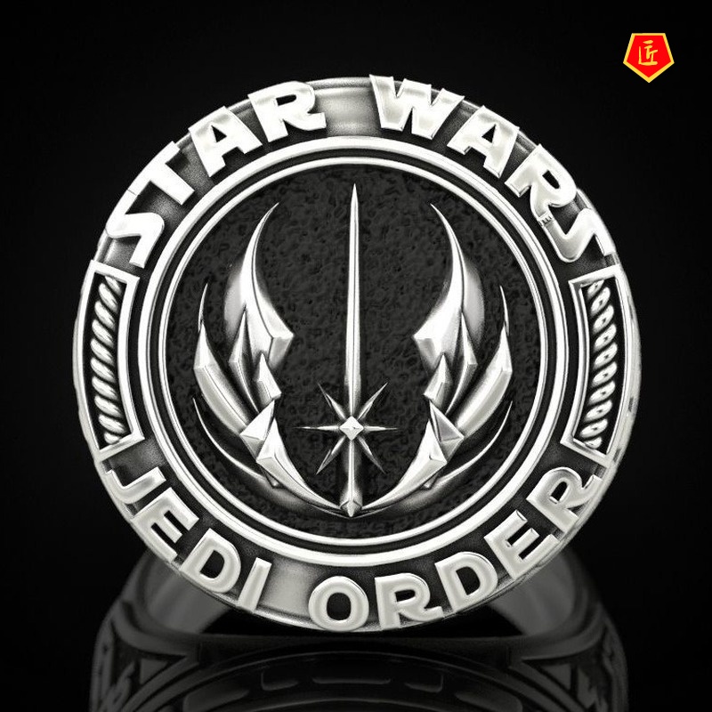 [Ready Stock]New Men's Ring Retro Silver Personality