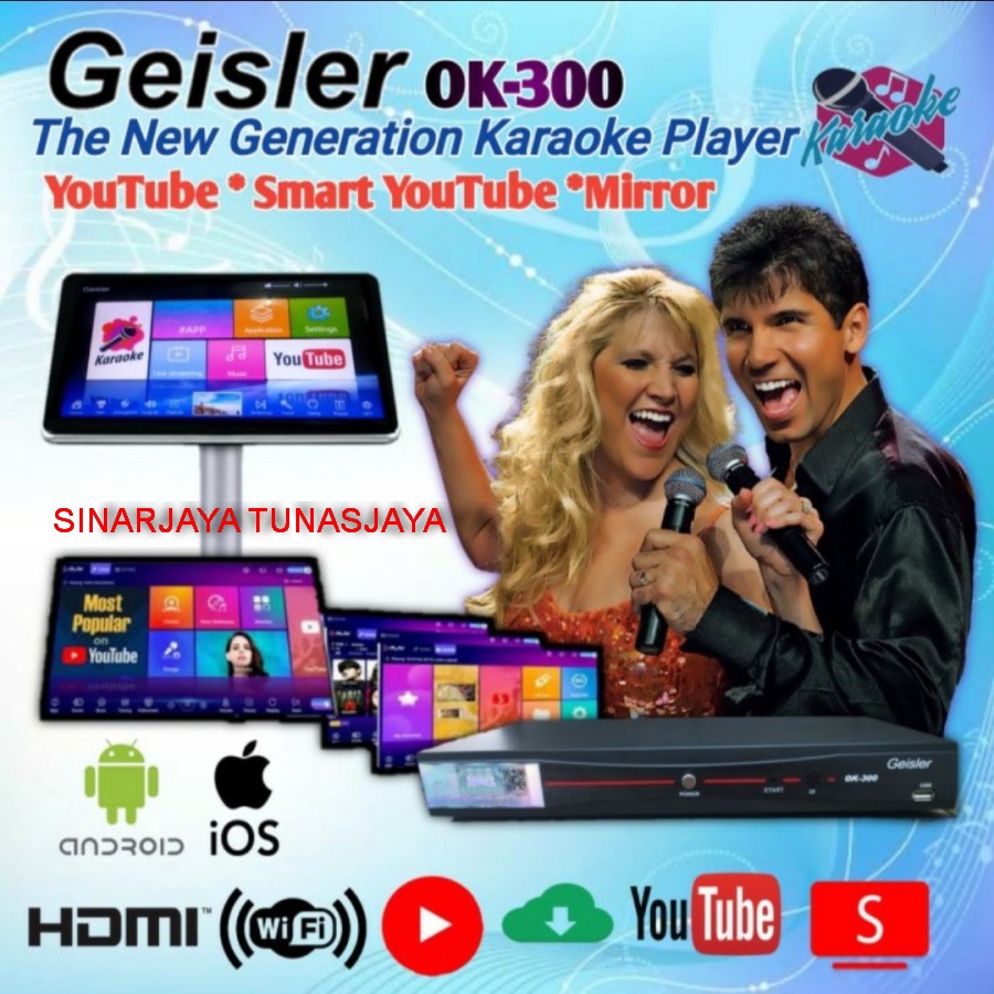 GEISLER OK 300 ORIGINAL PLUS LAYAR TOUCHSCREEN 19 INCH ok 300