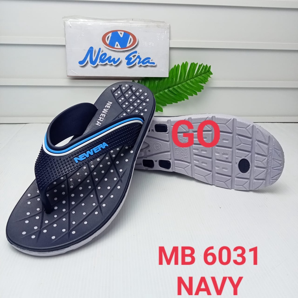 gos NEW ERA MB 6031 Sandal Jepit Pria Dewasa Casual Sendal Laki Perempuan Size 38-44