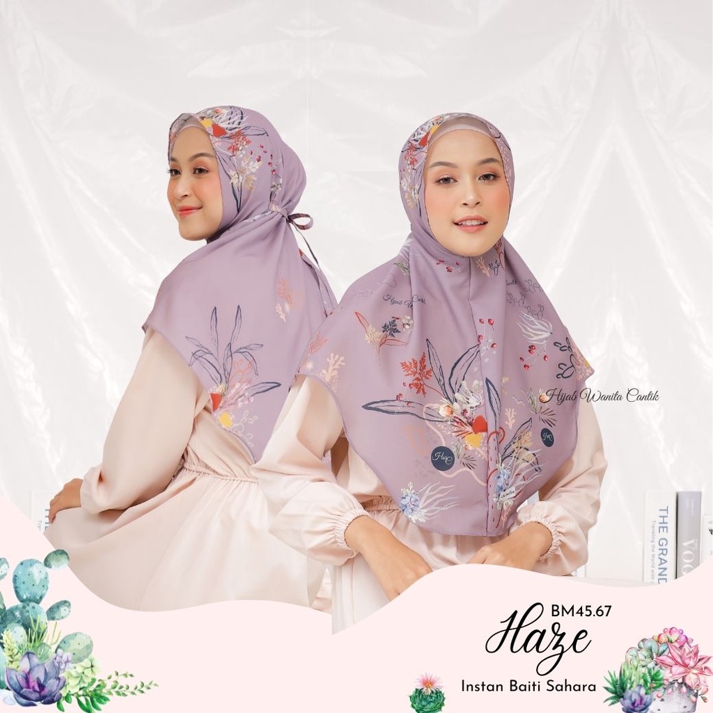 Hijabwanitacantik - Instan Baiti Sahara | Hijab Instan | Jilbab Instan-Haze