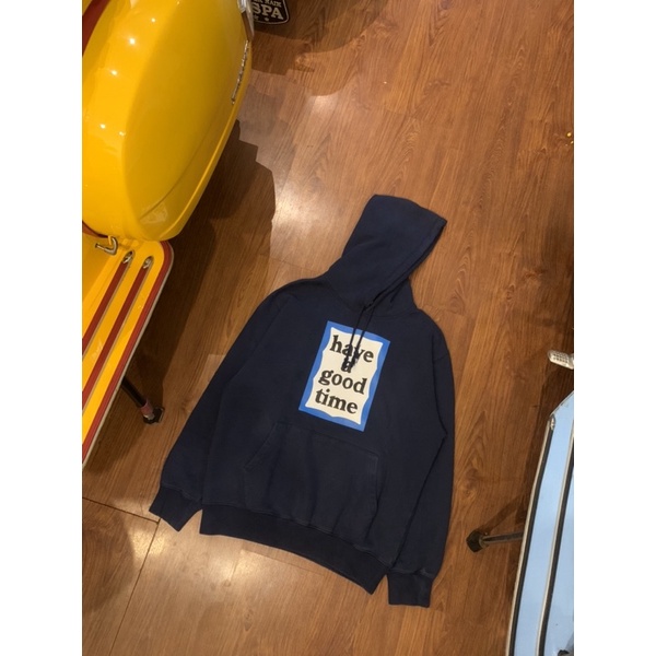 HOODIE HAVE A GOOD TIME BIG LOGO FRAME BLUE