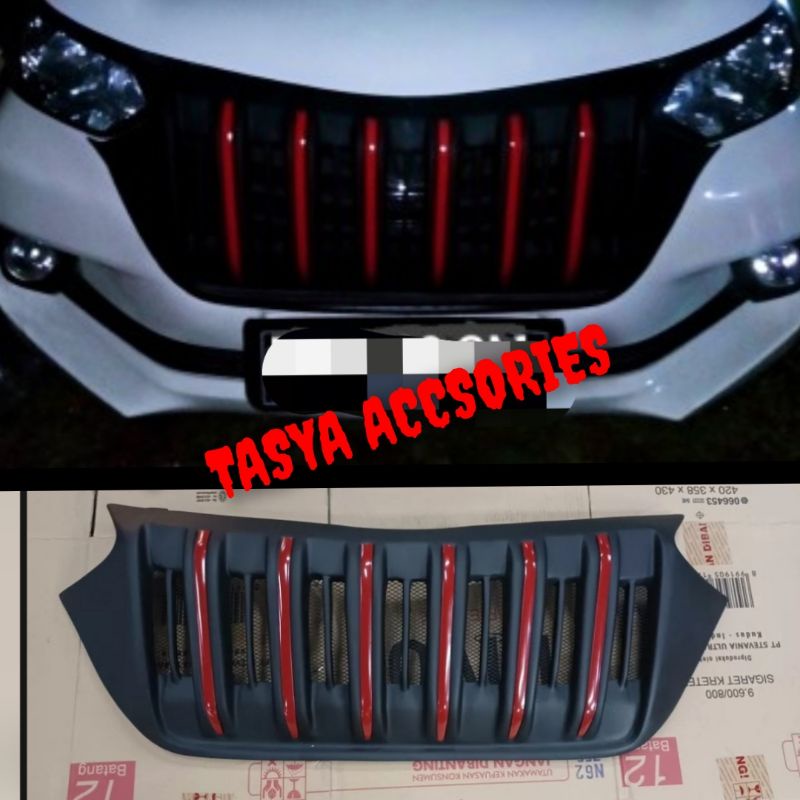 Grill avanza xenia 2016 2017 2018 list merah
