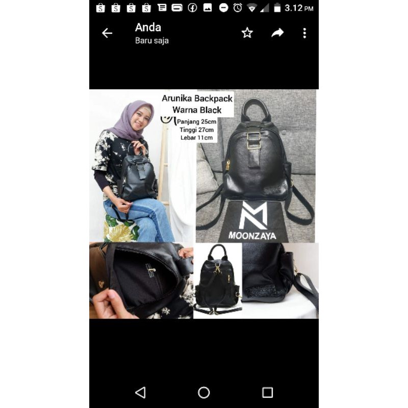 tas arunika Moonzaya